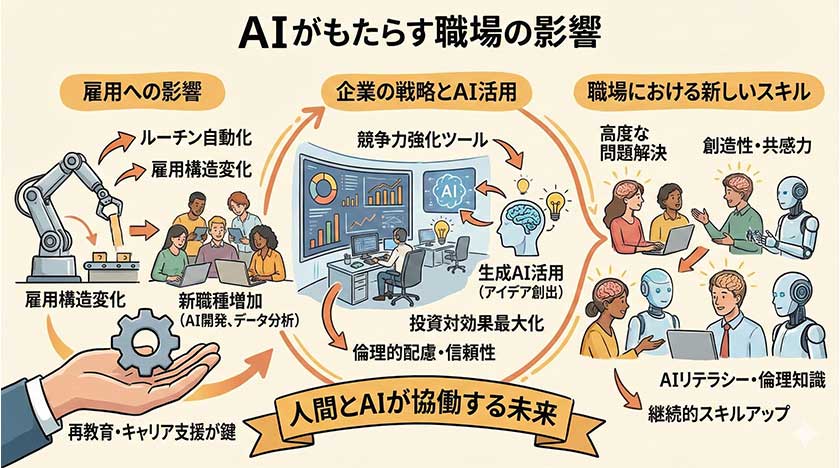 AIがもたらす職場の影響