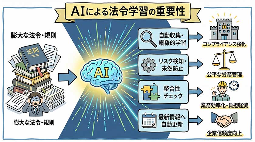 AIによる法令学習の重要性