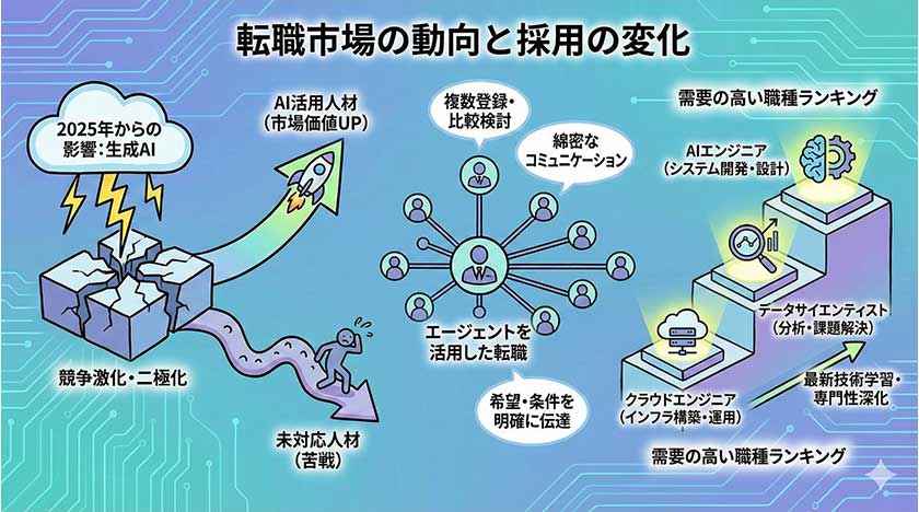 転職市場の動向と採用の変化
