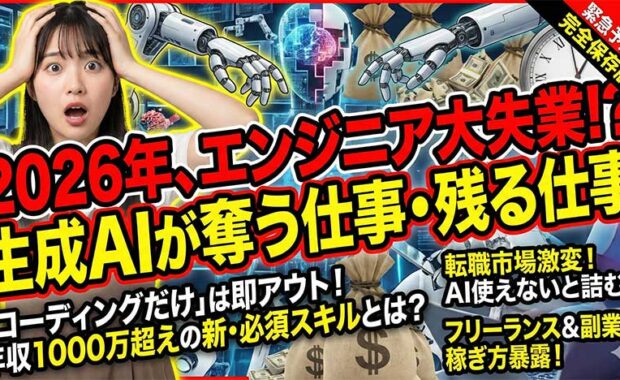 2026年予測:生成AI時代のITエンジニア、最新スキルと転職市場動向