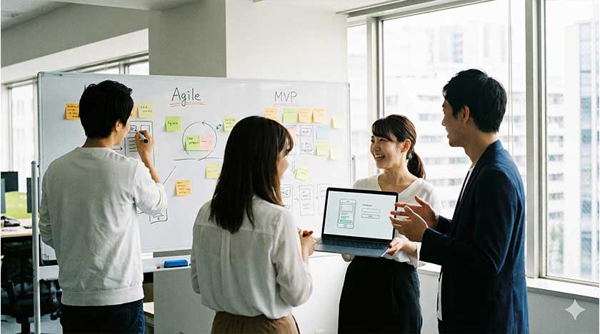 MVP開発とアジャイル開発の違いとは?開発の方針に関しての「よくある質問」