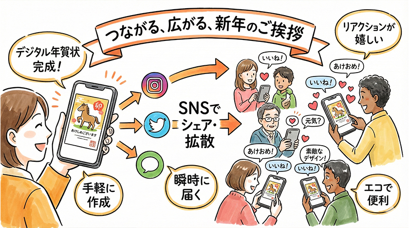 年賀状デザインのアイデア