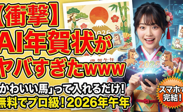 AIで年賀状作成！2026年午年 無料画像生成と簡単プロンプト集