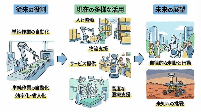 ロボットの役割と活用