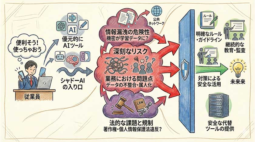 シャドーAIのリスク