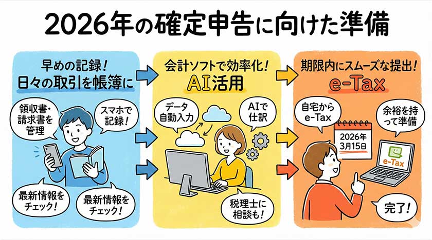 2026年の確定申告に向けた準備