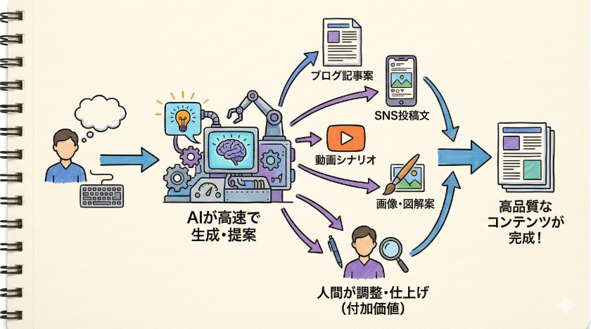AIを活用したコンテンツ生成
