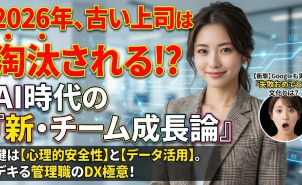 2026年: AIと心理的安全性でチーム成長! 管理職の重要5スキル