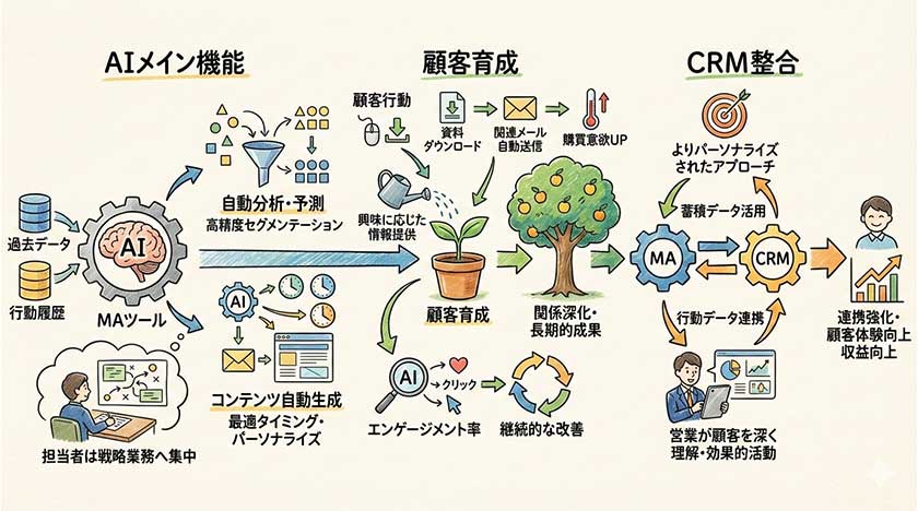 AI搭載MAツールの機能