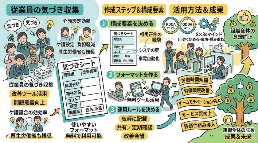 気づきシートの作成方法