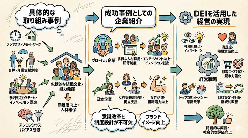 企業のDEI取り組み例