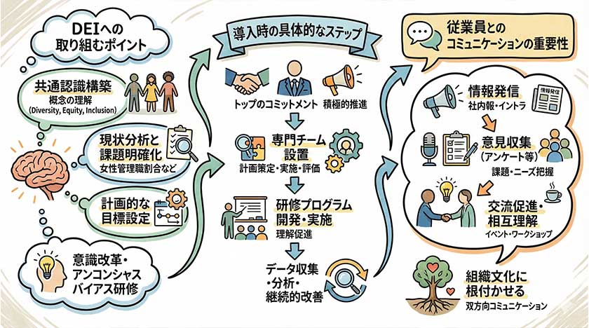 DEIへの取り組むポイント