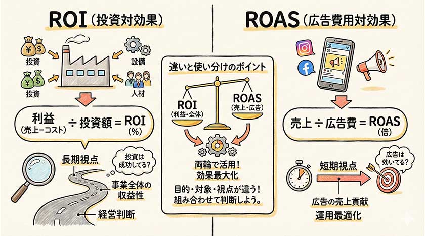 ROIとROASの違い