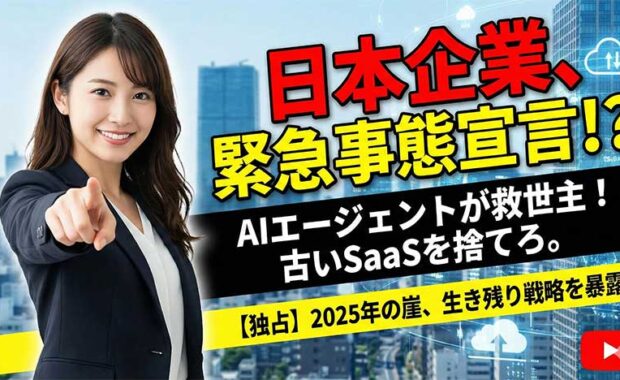 古いSaaSビジネスの終焉？AIエージェントによる新しい時代が来るか！？