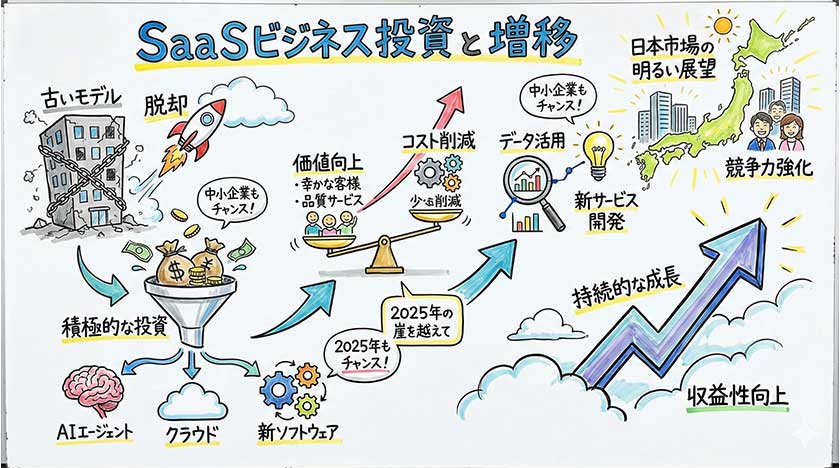 SaaSビジネスの投資と成長