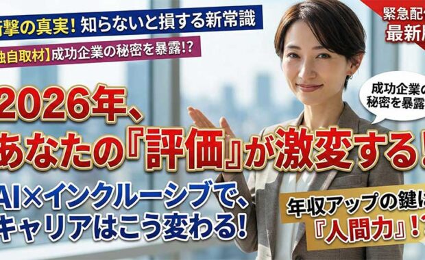 インクルーシブ評価へ!AIが職場を変える2026年