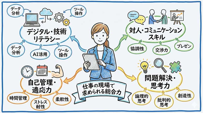 仕事におけるリテラシーとスキル