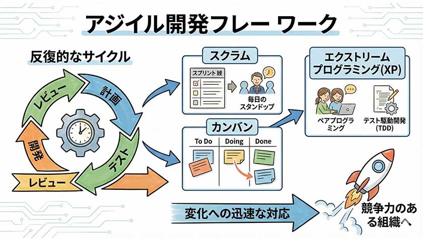 アジャイル開発のフレームワーク