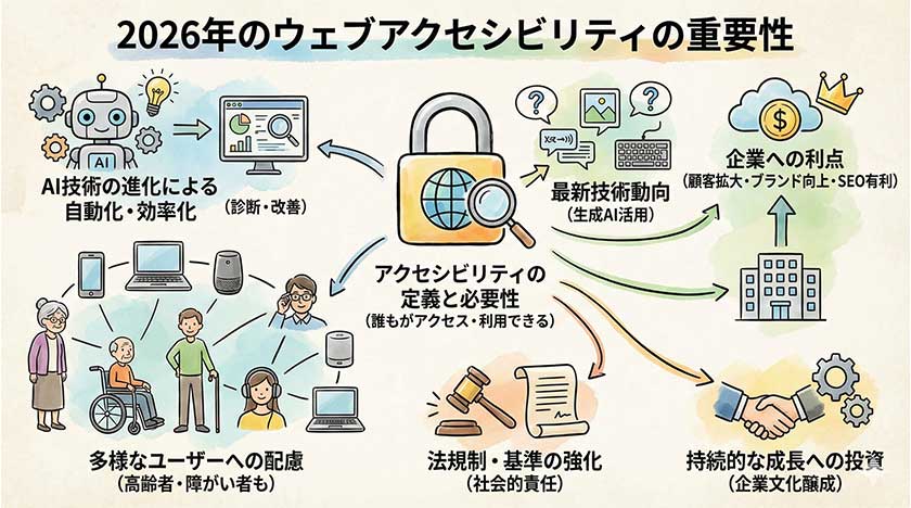 2026年のウェブアクセシビリティの重要性