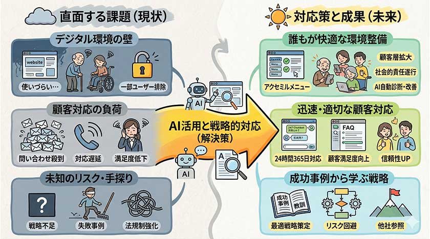 企業が直面する課題と対応策