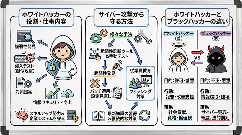 ホワイトハッカーの役割