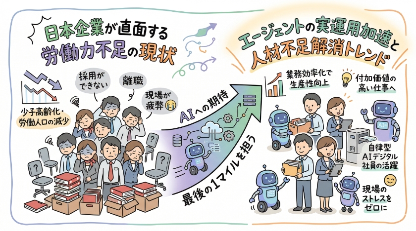 日本企業が直面する労働力不足の現状とAIへの期待