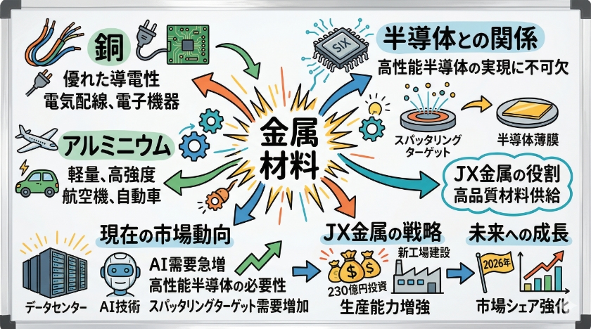 金属材料の重要性