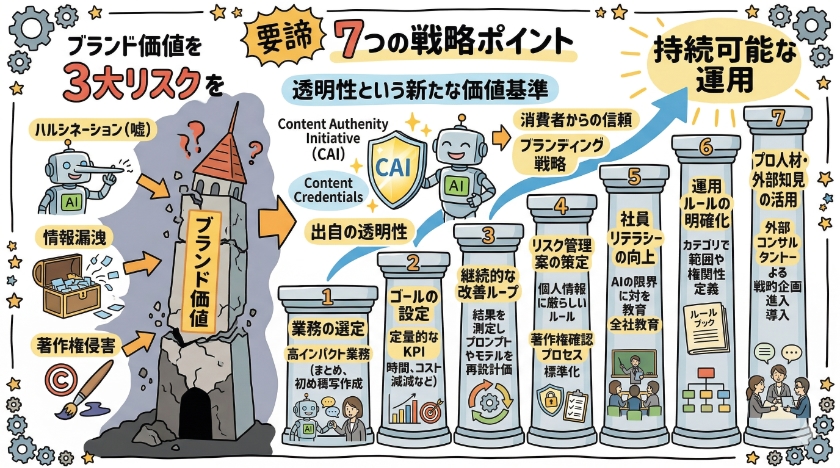 AIガバナンスの要諦:持続可能な運用のための7つの戦略ポイント