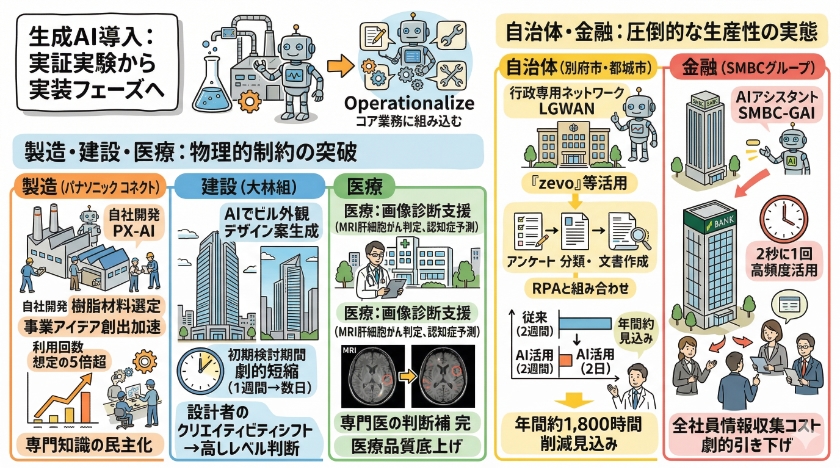 業種別・カテゴリー別にみる生成AI活用の実践ガイド