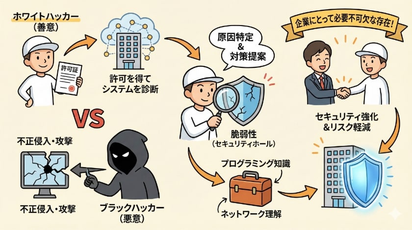 ホワイトハッカーとは