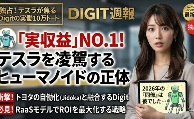 ヒューマノイドが「労働」を始めた日：Agility Robotics Digitが示す、SFではない2026年の現実