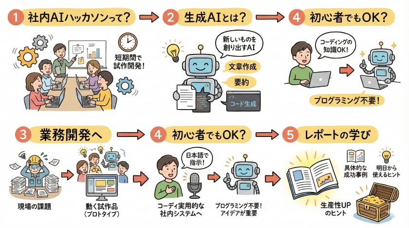 社内AIハッカソン開催！生成AI活用と業務開発レポートに関する「よくある質問」