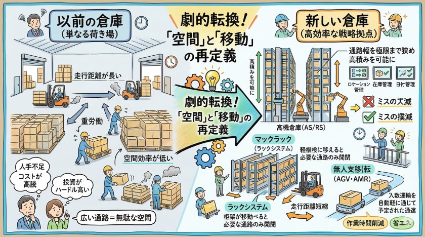 物流・倉庫の常識を覆す!「空間」と「移動」の再定義