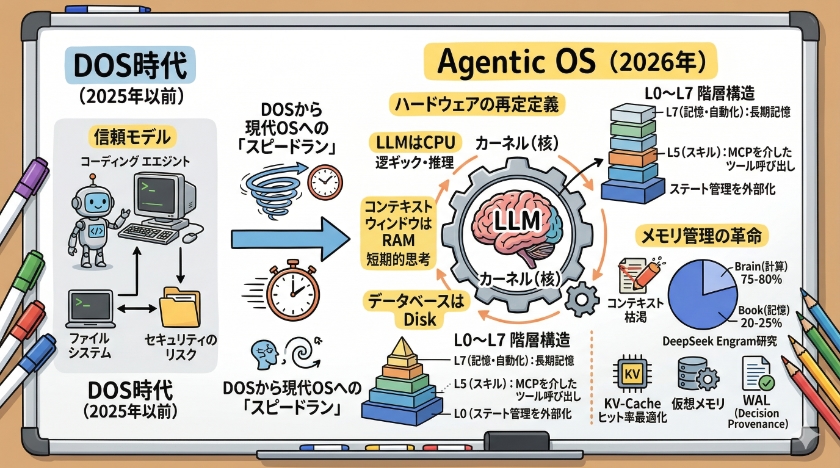 AIエージェントの進化とAgentic OSの誕生