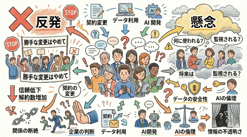 ユーザーの反発と懸念