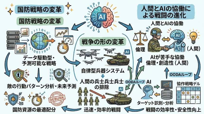 未来の戦場におけるAIの役割