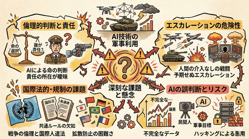 AIの軍事利用に関する懸念
