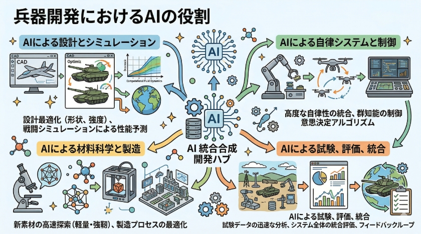 兵器開発におけるAIの役割