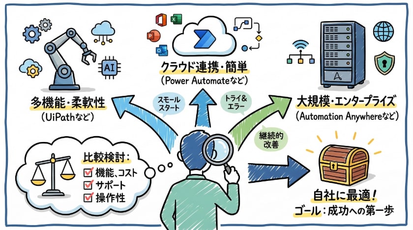オートメーションツールの選定