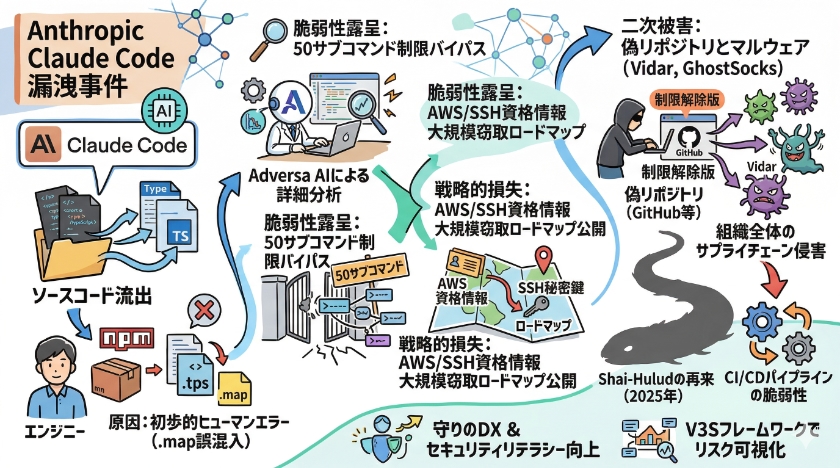 Anthropic Claude Code 漏洩事件に見るサプライチェーンのリスク