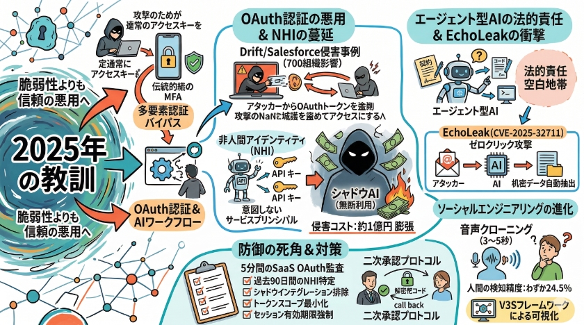 2025年の教訓 AIを標的とした新たな攻撃ベクトルと防御の死角