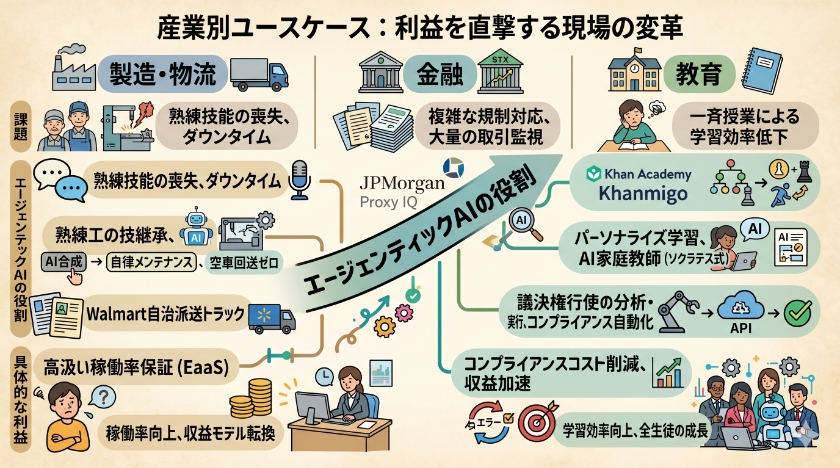 産業別ユースケース：利益を直撃する現場の変革