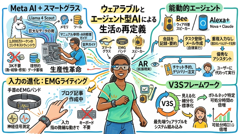 ウェアラブルとエージェント型AIによる生活の再定義
