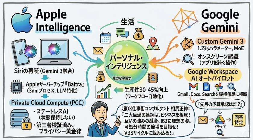AppleとGoogleの戦略的提携がもたらすパーソナル・インテリジェンス