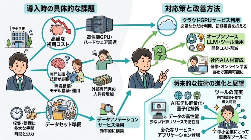 ローカルLLMのデメリットと課題