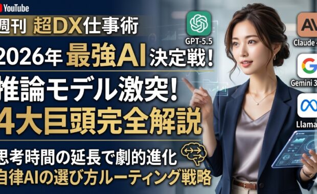 2026年最新AI比較：ChatGPT・Claude・Gemini・Llamaの覇権争いと選び方ガイド