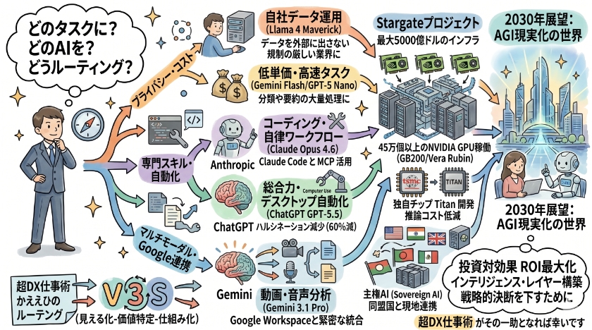 最適なAIの選び方と2030年への展望