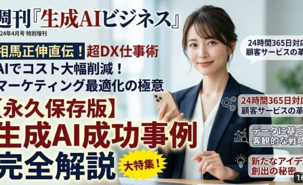 最新生成AI活用事例3選！ビジネス導入ポイントと業務効率化を解説