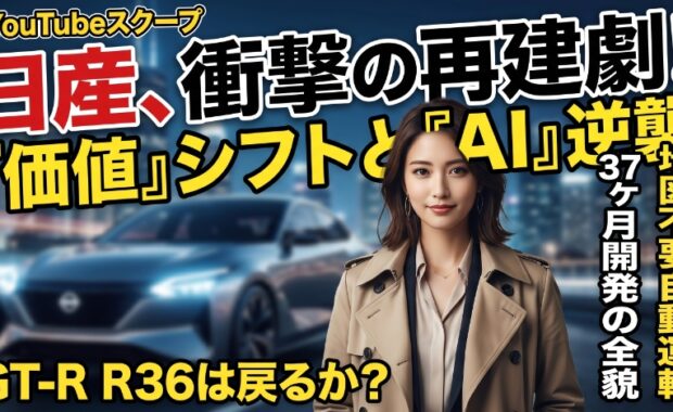【徹底解説】日産の逆襲:車種2割削減と「AI搭載9割」が描く2026年以降の勝機
