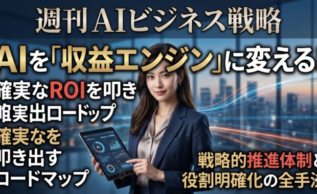 2026年、AI投資は「実験」から「収益」へ：ビジネス成果を劇的に変えるAI成熟度の新基準